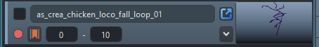 Preview row style: two-line header with a persistent thumbnail